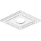 Ekena Millwork Diamond Architectural Grde PVC Ceiling Medallion, 14"W x 9 3/8"H x 3"ID x 4 3/4"C x 1"P, One-Piece CMP14X9DD-03000 - alternate 3